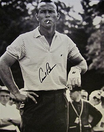 ARNOLD PALMER HAND SIGNED AUTOGRAPHED 11 x 14 PHOTO MASTERS U.S. OPEN w/COA