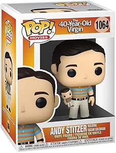 Funko Pop! Movies: 40 Year Old Virgin - Andy holding Oscar (styles may vary)