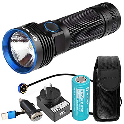 OLIGHT R50 PRO Seeker 3200 Lumens CREE XHP70 Rechargeable LED Flashlight with LumenTac Adapter