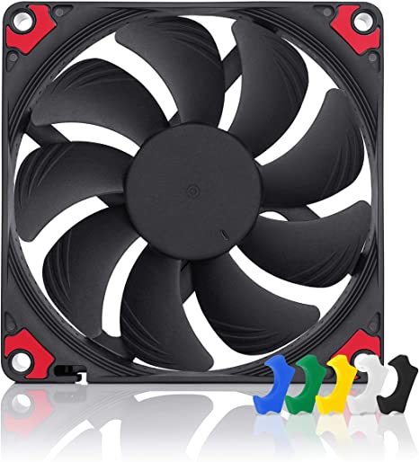 Noctua NF-A9x14 HS-PWM chromax.Black.swap, Premium Quiet Slim Fan, 4-Pin (92x14mm, Black)