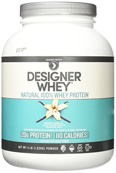 Designer Whey Protein Powder French Vanilla -- 4 lbs