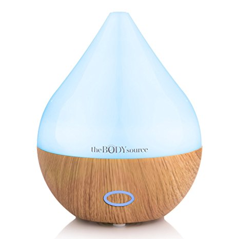 The Body Source® Aroma Diffuser for Essential Oils with 7 Colour LED Lights (165ml)