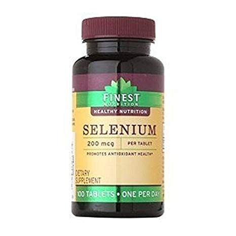 Finest Nutrition Selenium 200 MCG Tablets, 100 ea