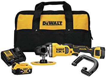 DEWALT DCM849P2 20V MAX XR 7 in (180mm) Cordless Variable Speed Rotary Polisher Kit