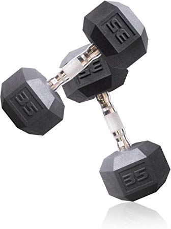 CAP Barbell Coated Hex Dumbbell Weights