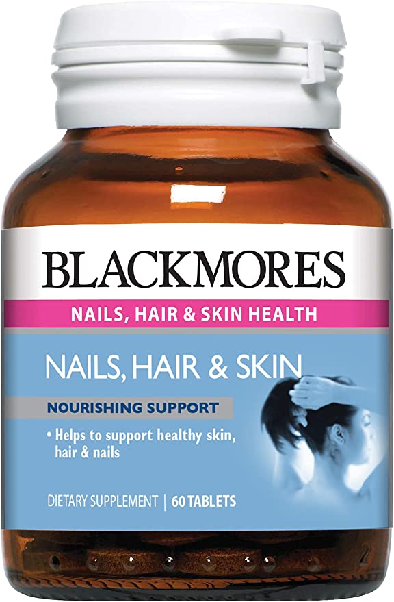 Blackmores Nails Hair and Skin Vitamins for Women, Made in Australia, 60 Tablets