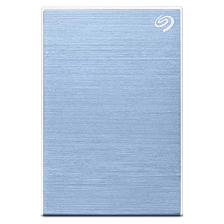 Seagate Backup Plus Slim USB 3.0 Portable External Hard Drive for PC and Mac, 2.5-Inch, 1 TB, Light Blue