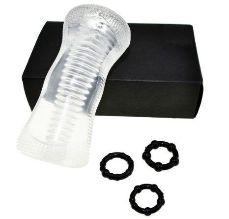 Super Cockring Masturbator For Male An Adult Masturbation Sex Toy from Primal Juice Made with 100 Silicone Erection Enhancer And Penis Enlarger Stroker Make Her Vagina Happy Today