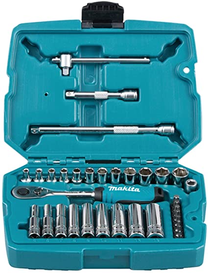 Makita B-65567 34 Piece Ratchet and Socket Set