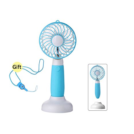 Portable Handheld Fan, Mini Pocket Windmill Fan Electric Personal and Rechargeable Fan for Outdoor Travel Indoor Desktop