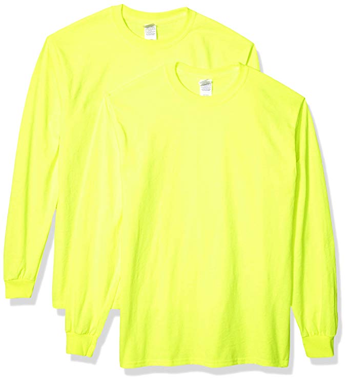 Gildan Men's Ultra Cotton Adult Long Sleeve T-Shirt, 2-Pack