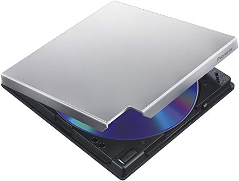 Pioneer BDR-XD07TS 6 x Slim Portable USB 3.0 BD/DVD/CD Burner - Silver