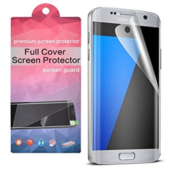 [2-Pack] Samsung Galaxy S7 Screen Protector, maXma[Full Screen Coverage][TPU Sticky Coating] HD Crystal Clear Screen Shield for Galaxy S7