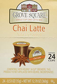 Grove Square Chai Latte, 24-count Single Serve Cup for Keurig K-cup Brewers