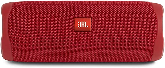 JBL Flip 5 Portable Waterproof Wireless Bluetooth Speaker with up to 12 Hours of Battery Life - Red