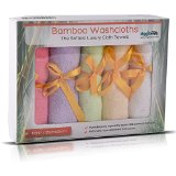 Bamboo Baby Washcloths by AngelicWare Luxury Organic Towels  Wipes - Perfect Registry  Shower Gift Soft Thick and Gentle on Sensitive Skin - 10x10 Indulge a Loved one