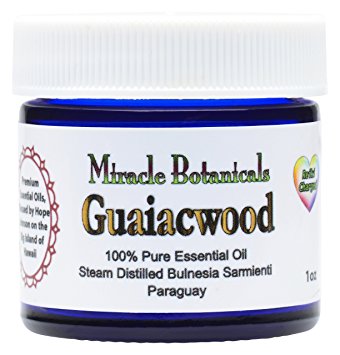 Miracle Botanicals Guaiacwood Essential Oil - 100% Pure Bulnesia Sarmienti - Therapeutic Grade - 30ml/1oz