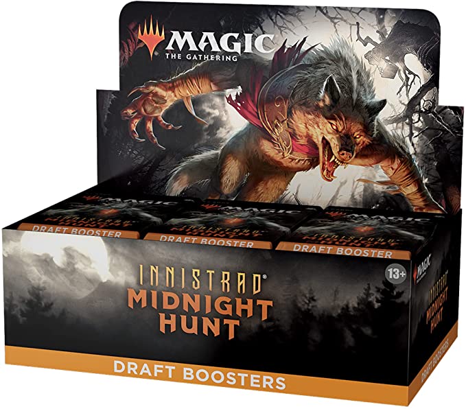 Magic: The Gathering Innistrad: Midnight Hunt Draft Booster Box | 36 Packs (540 Magic Cards)