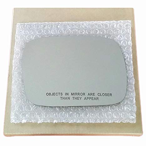 Mirror Glass and ADHESIVE | 1997 - 2001 Jeep Cherokee (Down Size Model) SUV Pasenger Right Side Replacement - DOES NOT FIT GRAND CHEROKEE MODEL