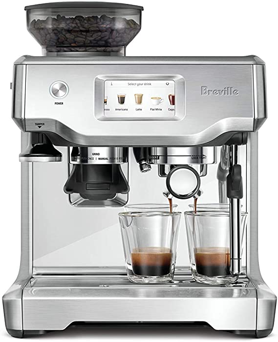 Breville Barista Touch Semi-Automatic Touchscreen Espresso Machine Bundle w/Extra ClaroSwiss Filter Included - BES880