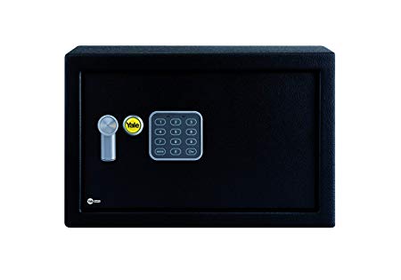 Yale Security YEC/250/DB1 Yale Medium Alarmed Value Safe, Black