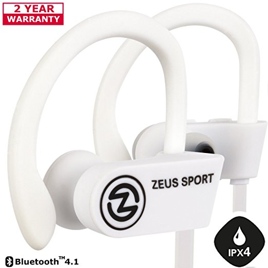 Bluetooth Headphones ZEUS SPORT Wireless Headphones Sweatproof Noise Cancelling Earbuds with Mic Sports Earphones for Running Workout Earbuds with Case, Gift for Men Women Best Friend Gifts