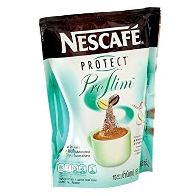 Nescafe Protect Proslim Pro Slim Diet Slimming Weight Control Coffee 10 Sticks 165 Grams Thailand Product