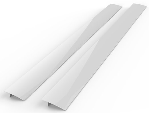 Kohzie Silicone Stove Counter Gap Cover White Set of 2