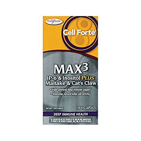 Enzymatic Therapy Cell Forte Max-3, 120 Capsules