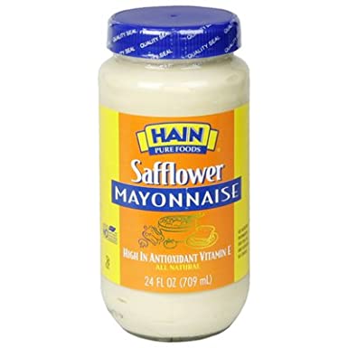 Hain Pure Foods Safflower Mayonnaise 24 Oz (Pack Of 6) - Pack Of 6