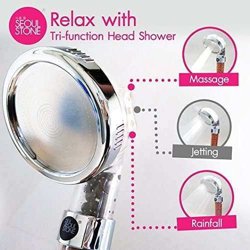 Seoul Stone Tri-Function Handheld Shower Head