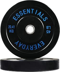 BalanceFrom Color Coded Olympic Bumper Plate Weight Plate