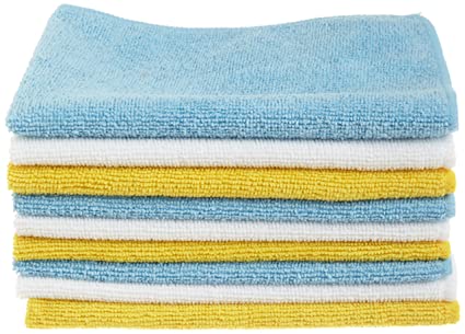 AmazonBasics CW190423C Microfiber Cleaning Cloth - 222 GSM (Pack of 48)