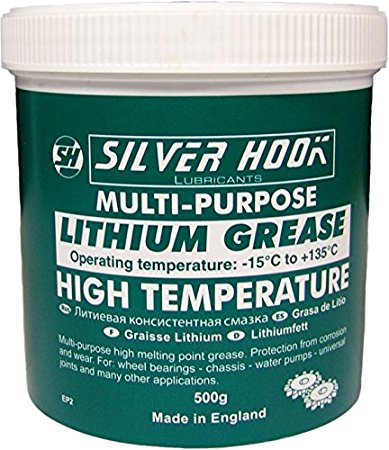 Silverhook SGPG01 Lithium EP2 Grease Tin, 500 g