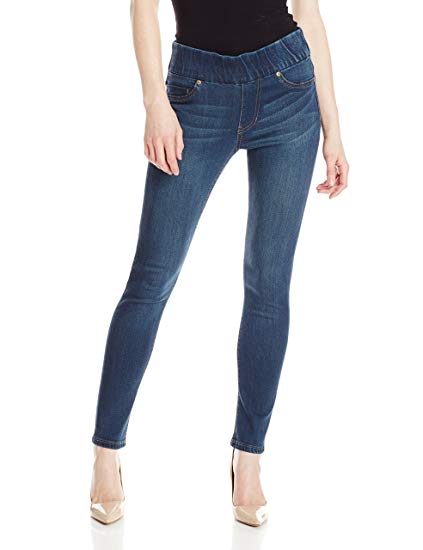 Liverpool Jeans Company Women's Petite Sienna Pull-On Skinny Denim Legging