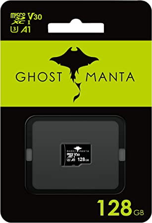 Ghost Manta U3 128GB Micro SD Card Nintendo-Switch Compatible, SDXC microsdxc High Speed Class 10 MicroSD Memory Card NO Adapter