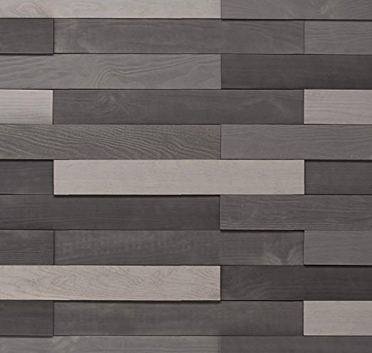 Timberwall - Landscape Collection Urban - DIY Solid Wood Wall Panel - Peel and Stick Application - 11.3 Sq Ft