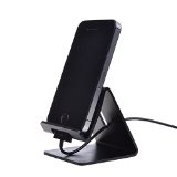 Esonstyle Desktop Cell Phone Stand Portable Aluminum Smartphone Holder Cellphone Cradle Universal Holder Stand Mobile Smart Dock Mount for Smartphones and Tablets
