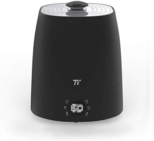 TaoTronics Humidifiers for Bedroom Home Baby, Cool Mist High Output, Ultra Quiet, Auto Shut Off, Night Light for (6L) Large Room(White)