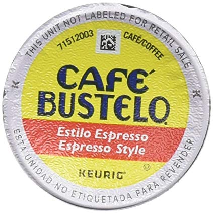 Cafe Bustelo K-Cup Packs, Espresso Style. Pack of 12 pods