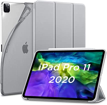 ESR for iPad Pro 11”2020 Case, Rebound Slim Smart Case with Auto Sleep/Wake, Viewing/Typing Stand Mode, Flexible TPU Back with Rubberized Cover for iPad Pro 11" 2020 2nd Generation,Grey