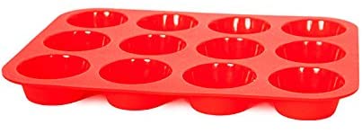 Elbee Silicone 12 Cup Muffin Pan