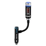 Docooler Wireless In-Car Bluetooth FM Transmitter Charger Handsfree Calling for iPhone Samsung HTC Blackberry Smartphone