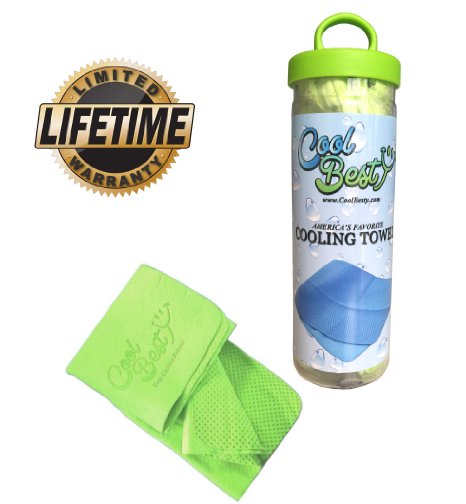 Cooling Towels - Workout / Tennis / Golf / Biking - Best For Any Sport Activities & Athletes Cold Towel - Chilly Pad By Cool Besty - Instant Cooling Snap Towel - Premium Quality - Perfect For Fitness & Gym - Blue
