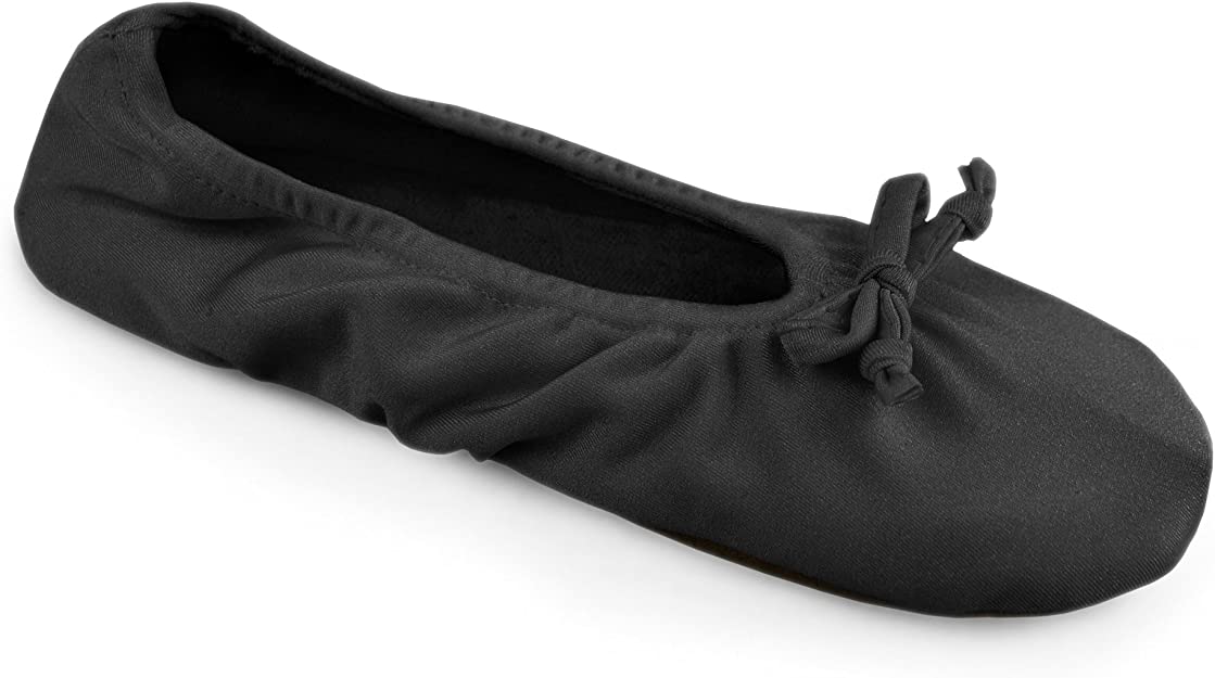 MUK LUKS Stretch Satin Ballerina Slipper Women's Slipper