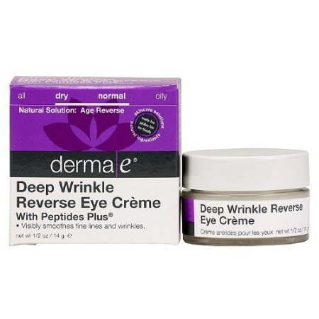 derma e Peptides Double Action Wrinkle Reverse Eye Creme 0.5 oz (14 g)