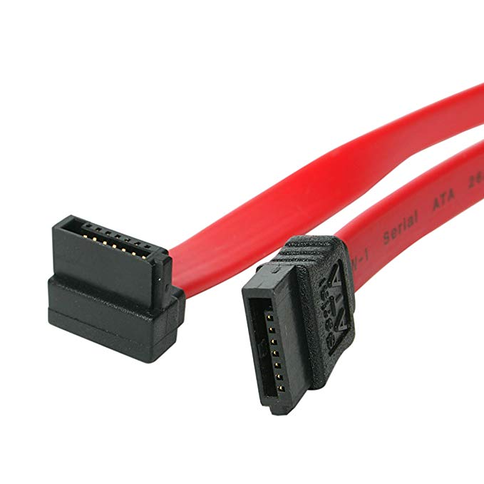 24-Inch SATA to Right Angle SATA Serial ATA Cable (SATA24RA1)