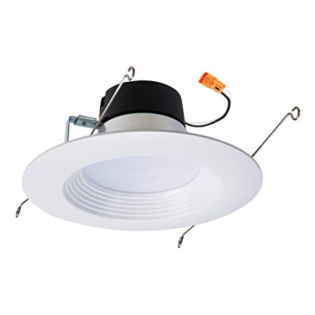 Halo LT560WH6927R LT 5 in. and 6 Integrated Ceiling Light Retrofit 2700K Warm White 5/6" LED Recessed Trim 5 Inch and 6 Inch