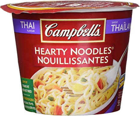 Campbell's Hearty Noodles Thai Flavour, 55 gm