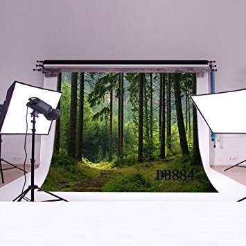 LB 9x6ft Forest Poly Fabric Photo Backdrops Customized Studio Background Studio Props DB884
